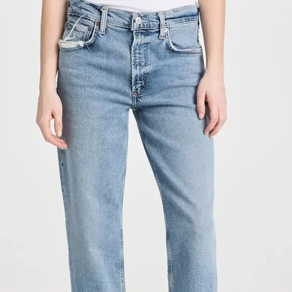 AGOLDE Kye Mid-Rise Straight Crop Jean 26 - Picture 3 of 14
